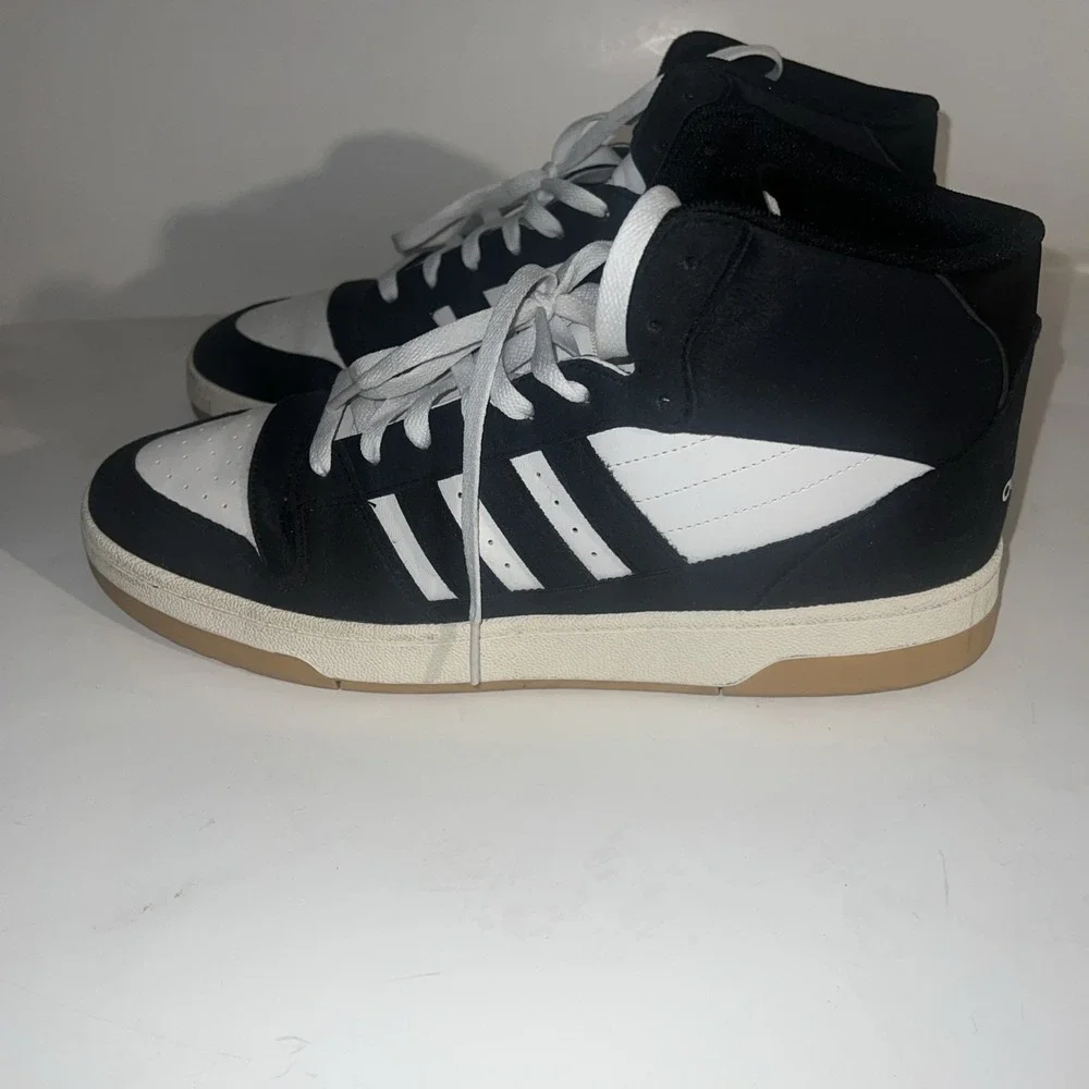 Adidas Break Start Sneaker Black White‎  Size 13 Basketball Mid Urban Streetwear